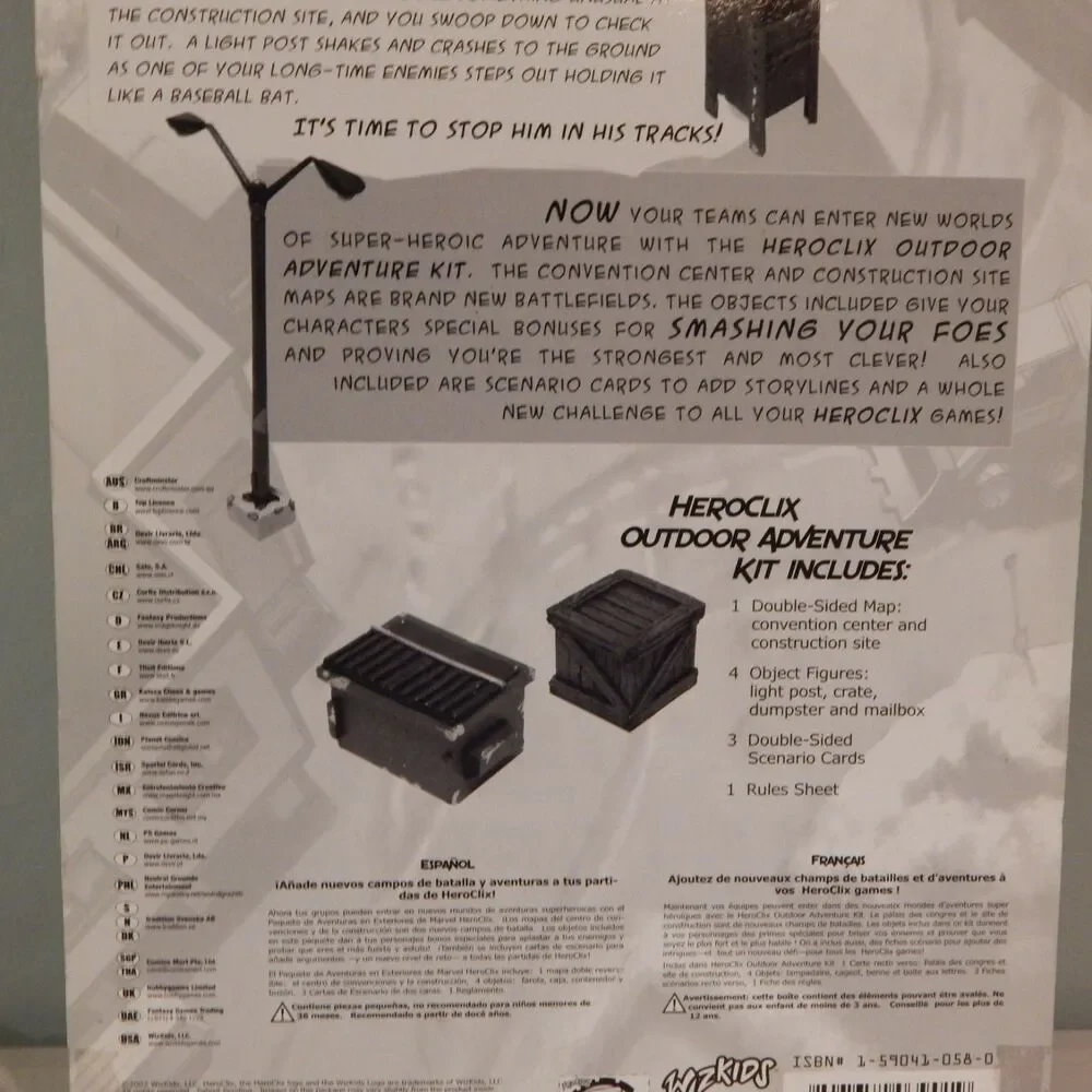 Heroclix Outdoor Adventure Kit NEW Marvel DC Wizkids Collectible Miniatures Game